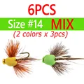 6 piezas talla 14 MIX
