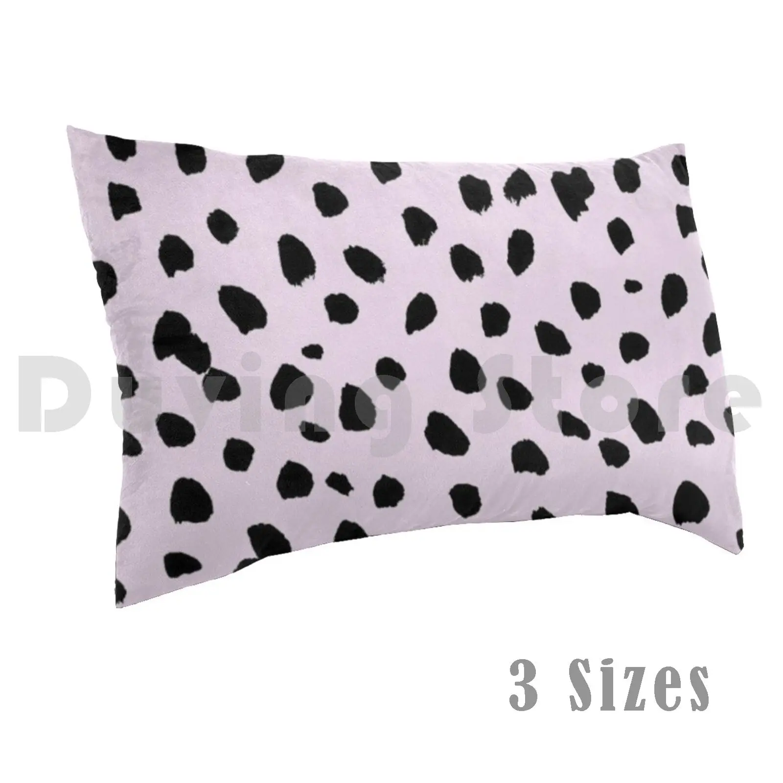 

pillow Case Black And Pink Cute Dalmatian Pattern 1520 Abstract Pink Dalmation Black And White