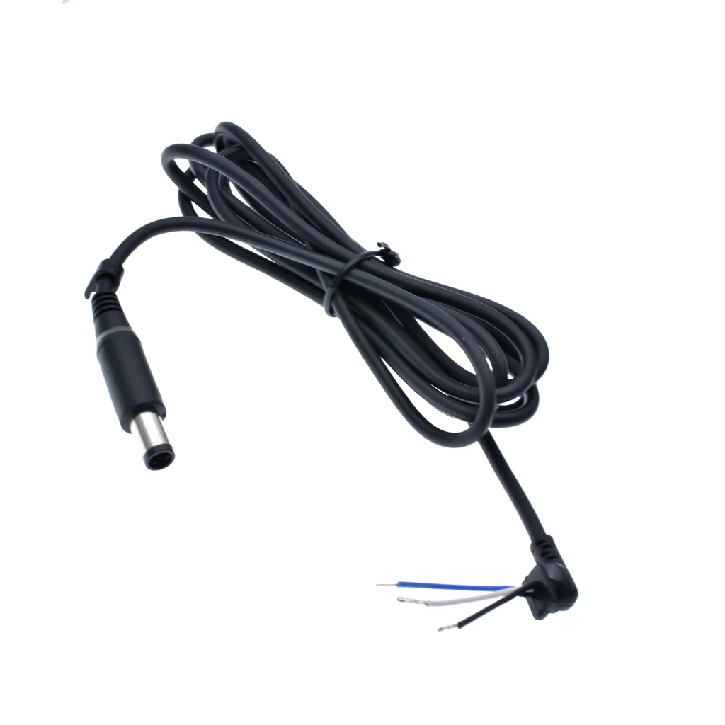 Laptop DC 7.4*5.0mm Connector Cord Cable  with LED Light For Dell Charger Adapter Charging Cable 1.8m