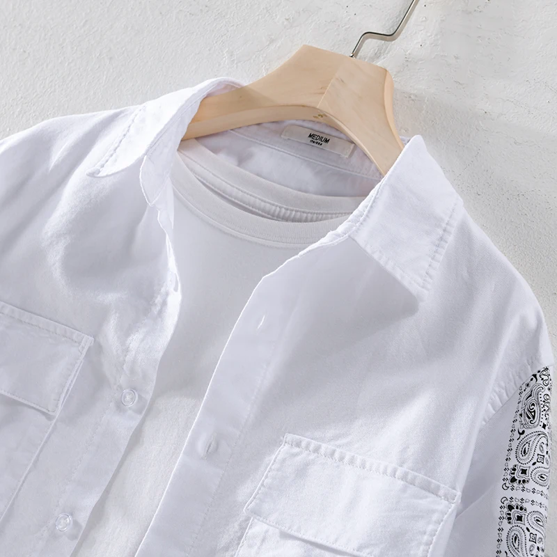 

New arrival long-sleeved fashion shirt men brand cotton shirts for men casual print shirt mens comfortable shirts male tops