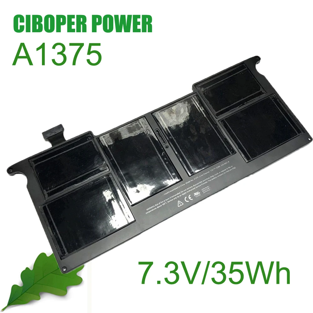 CP Laptop Battery A1375 7.3V 35WH for Air 11