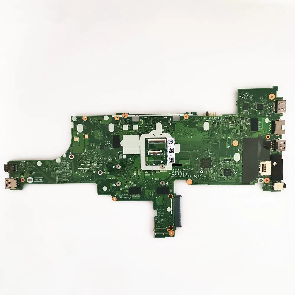 FOR  Lenovo Thinkpad T460 Laptop Motherboard BT462 NM-A581 Core I5-6200/6300U 100% Functional Test