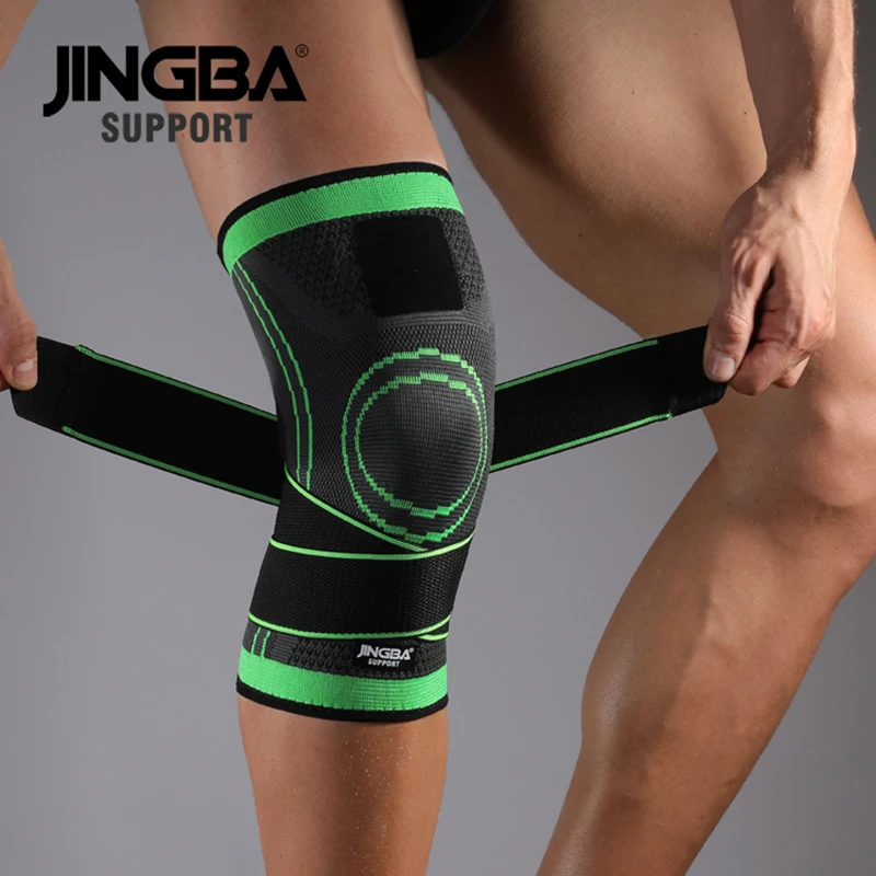 

JINGBA SUPPORT 2020 Hot Outdoor Sports knee protector Volleyball Basketball knee pads knee brace support protector Safety Bandag