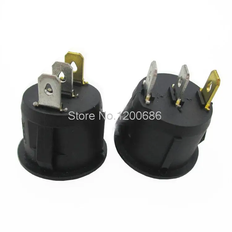 5Piece 21*15 6A/250V Rocker switch Rocker switch Second gear three feet with light Power switch