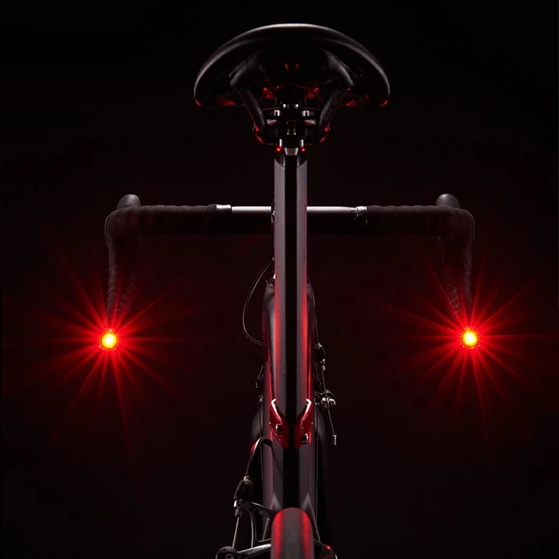 Bicycle Bar Plug Safety Light Road MTB Bicycle Turn Signals Cycling Rear Light  Handlebar Bar Lamp Bike LED Light