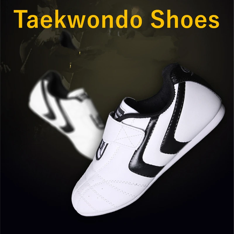 High Quality Taekwondo Shoes Men Karate Boxing Comfortable Non-Slip Children Sport Training Sneaker Trainer Soft Weightlifting