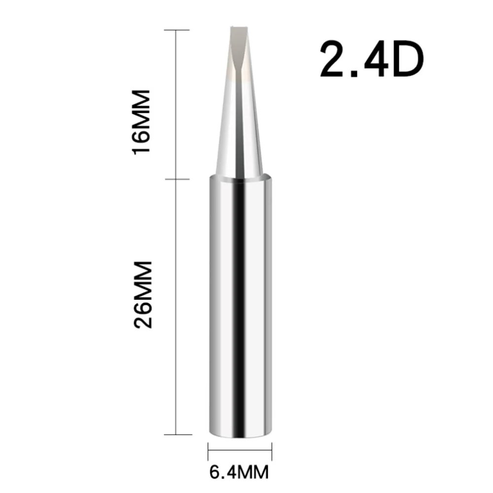 5Pcs I + B + K + 2.4D + 3C Soldering เหล็กทองแดงบริสุทธิ์900M หัวแร้งชุดภายในร้อนทองแดงไฟฟ้า Soldering Iron