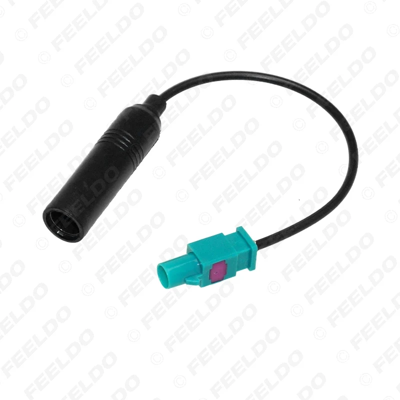 

Автомобильный радиоприемник FEELDO DIN TO FAKRA, антенный адаптер для Audi/Volkswagen/Skoda, установка послепродажного стерео