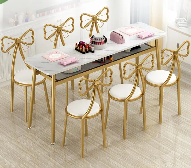 Manicure table and chair set economic manicure shop small net red simple manicure table manicure chair