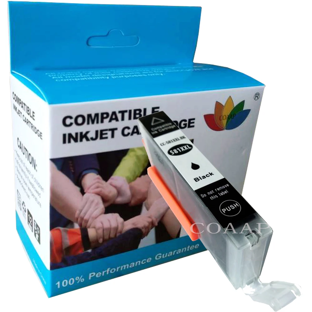 Compatible PGI-580 CLI-581 PGI 580 CLI 581 XL ink cartridge for CANON TR7550 TR8550 TS6150 TS6151 TS8150 TS9150 TS9155 printer