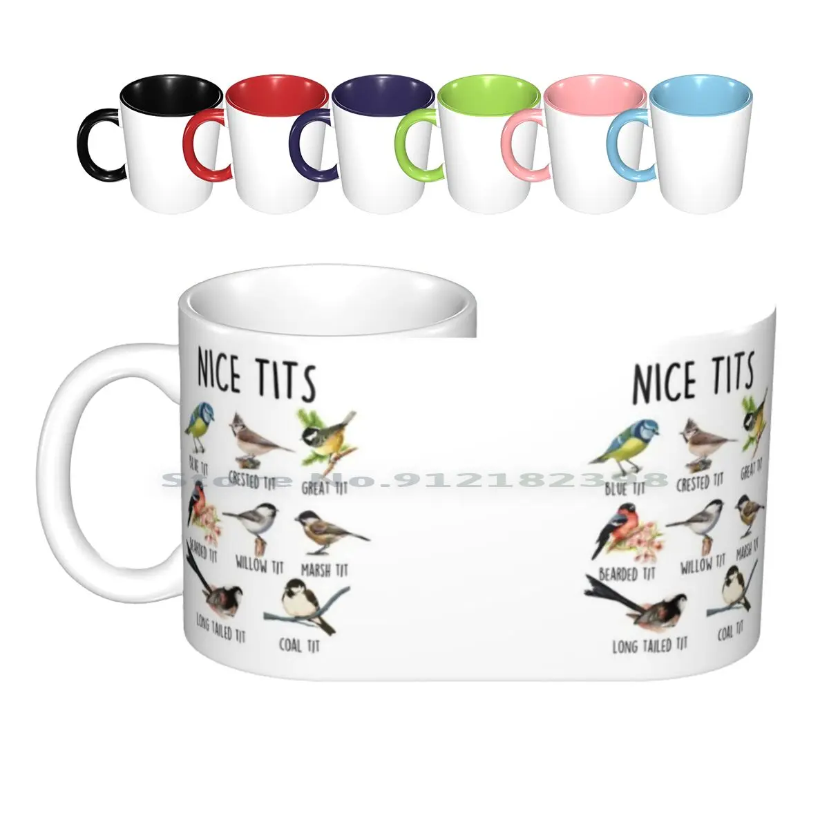 

Nice Tits - Bird Watching - Bird Lovers - Ornithology Ceramic Mugs Coffee Cups Milk Tea Mug Nice Tits Bird Watching Bird Lovers