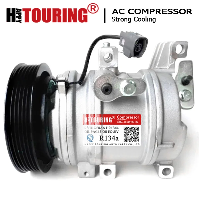 

Conditioning AC Compressor For 2006-2008 Mazda 3 6 GJ6A-61-K00C GJ6A61K00C H12A1AK4DW H12A1AF4DV H12A1AF4DW H12A1AK4DW