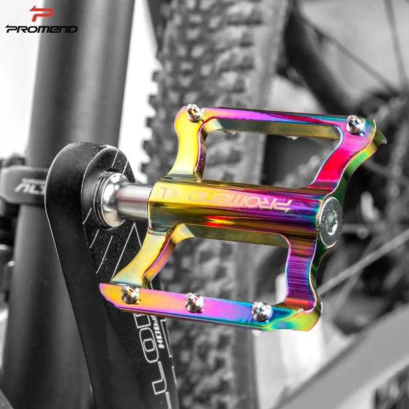 Recommend bicycle pedal colorful Palin ultra-light aluminum alloy non-slip pedal mountain bike road bike folding bike pedal