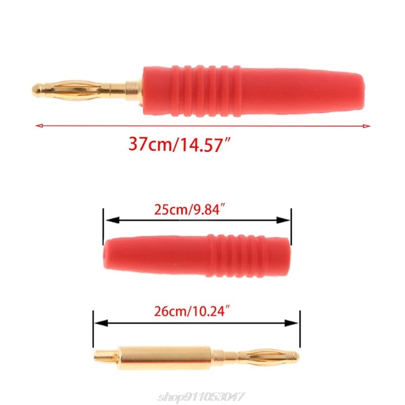 10Pcs 2Mmสายไฟประเภทชายกล้วยปลั๊กแจ็คเชื่อมต่อดนตรีสายลำโพงPin Adapter N11 20 dropshipping