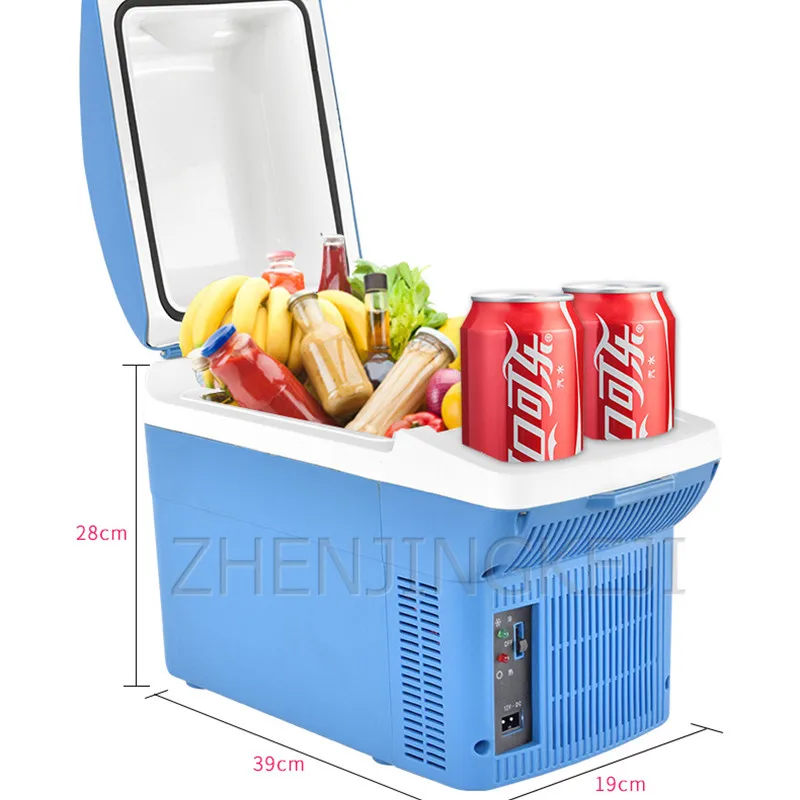 Vehicle 12V Small Fridge Household Student Office Semiconductor Refrigeration Equipment Tools Frozen Home Appliances