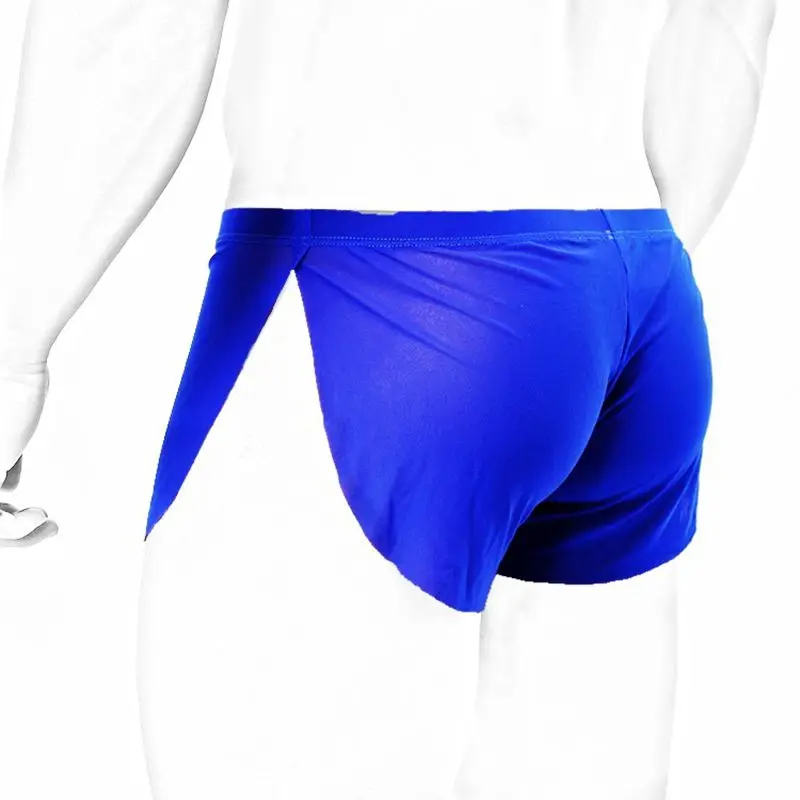 Best price Men\'s boxers short health underwear mesh Boxers Translucent breathable Men sexy Ultra-thin low waist arrow pants