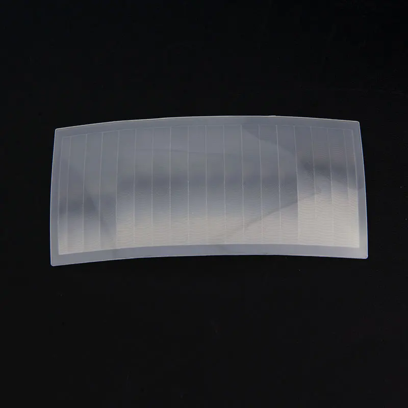 77.4x36.2mm PIR Human Body Infrared Induction Fresnel Lens Focal Length 25mm Sensing Distance 16m Optical HDPE Plastic Lenses