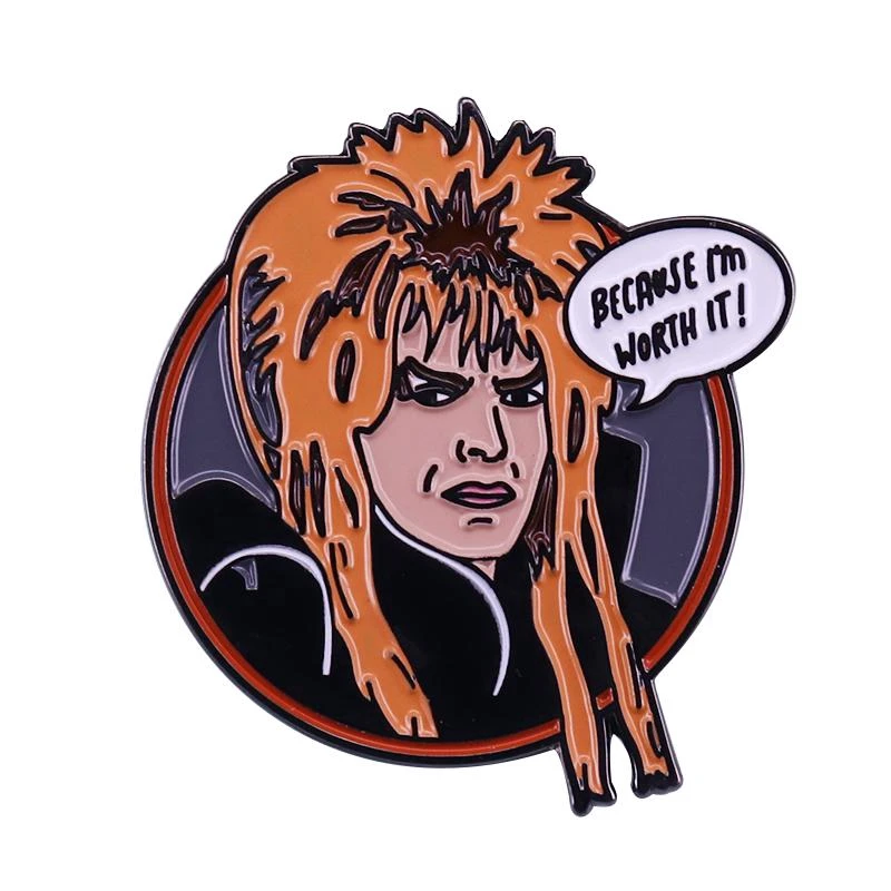 The Goblin King enamel pin badge Labyrinth movie inspired jewelry