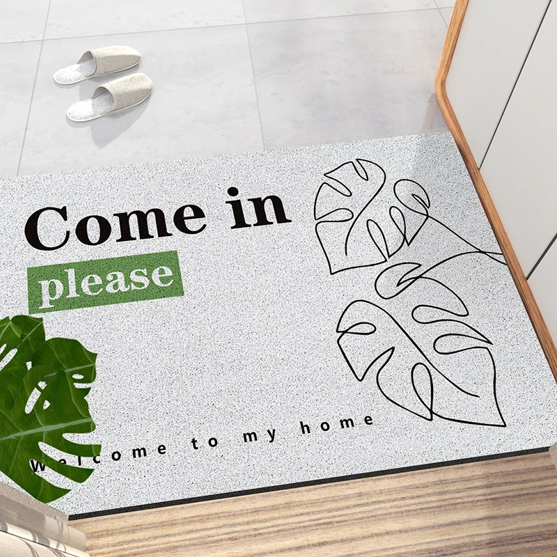 Modern Design Home Door Mat Carpet Bedroom Corridor Bath Living Room Hallway Entrance Door Mat Custom PVC Anti-slip Mat Carpet