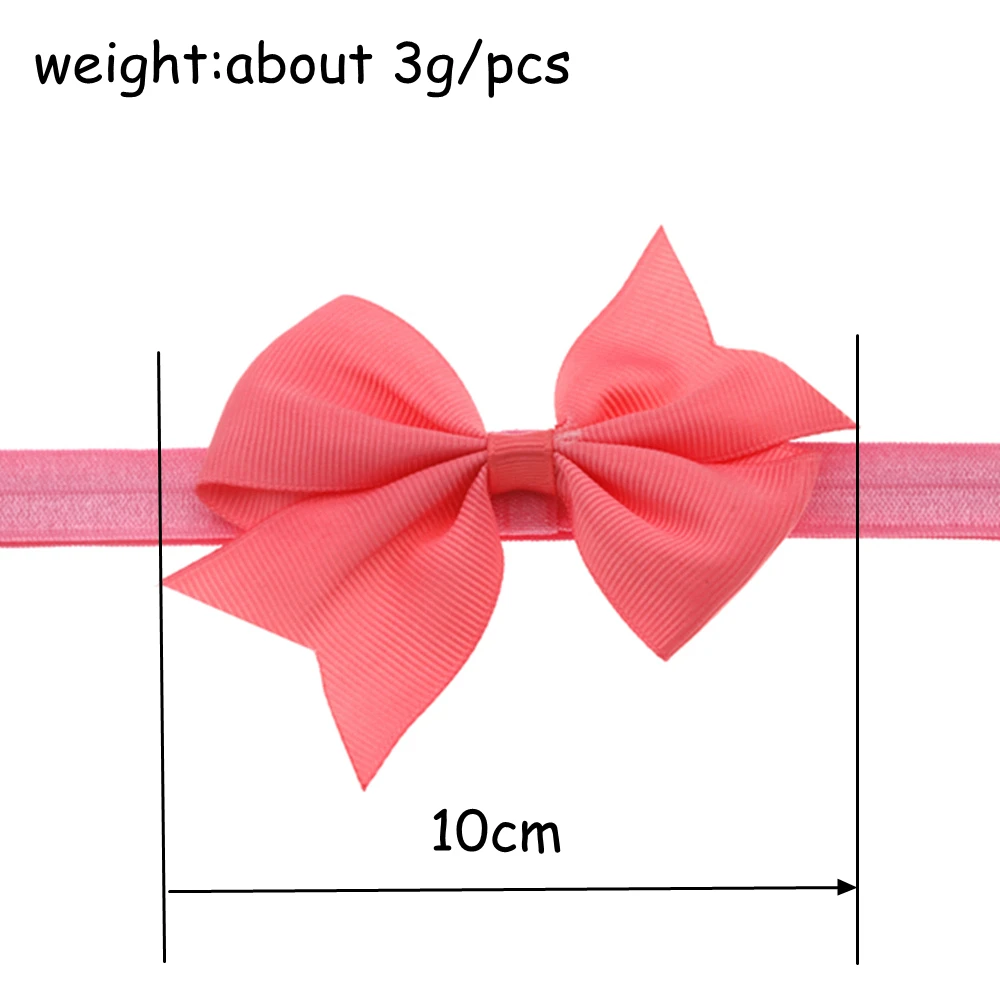 baby Headband newborn Kids Hair Bow DIY Grosgrain Ribbon Bow headwear baby Elastic Hair Bands For Girl Children Hair Accessories