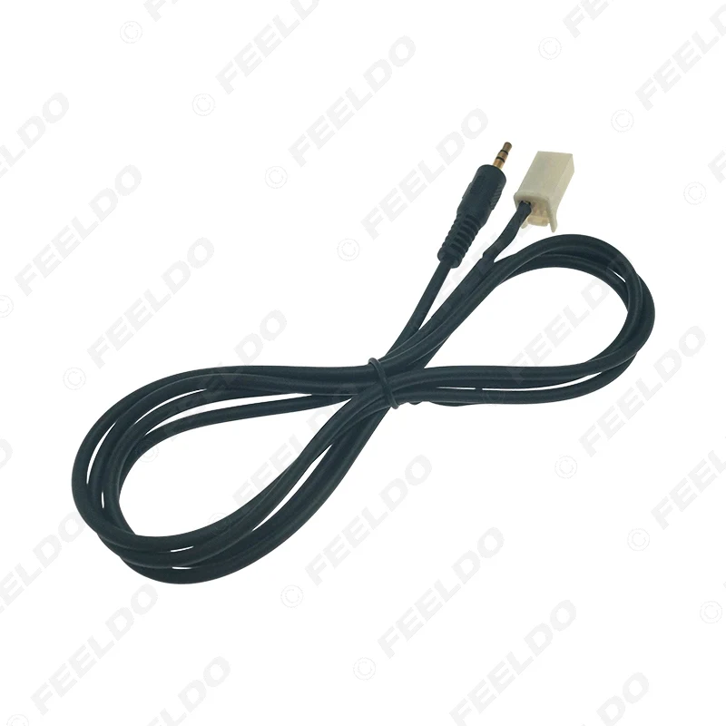 FEELDO سيارة Aux خط 3.5 مللي متر ذكر الصوت MP3 AUX-in 8Pin محول لسوبارو فورستر الصوت في المدخلات AUX موصل كابل