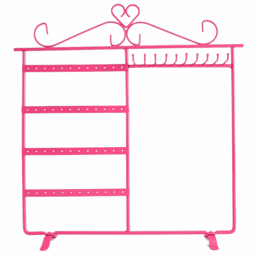 Metall 4 Tiers Ohrring Hängen Halter Schmuck Organizer Turm Stand Display Rack Anhänger Halskette Kette Schmuck Display Rack – Detail 4