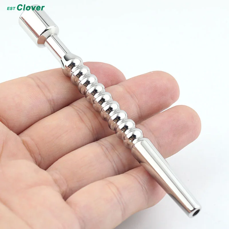 Stick inserting stainless steel urethral plug sounding dilator,penis plug,sex toys for men F133