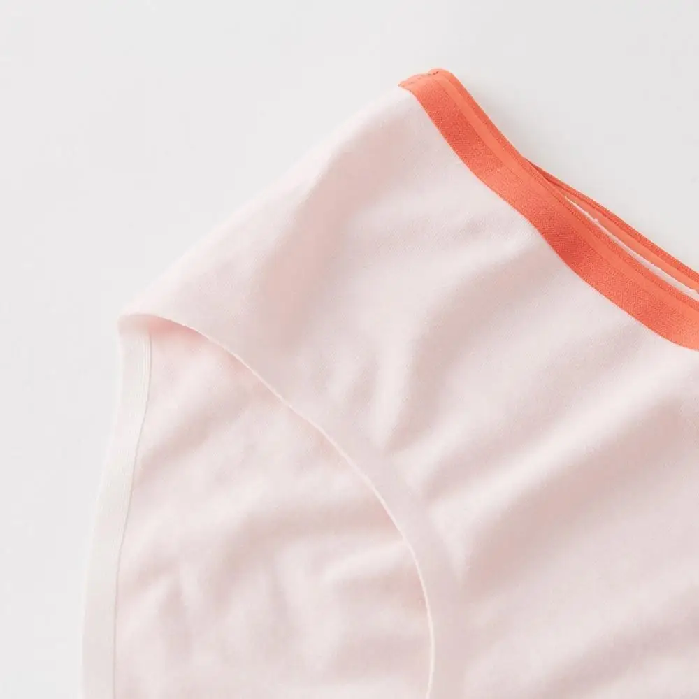 Metersbonwe-Monochromatic Cotton Panties for Women, Comfort Underwear, Skin-Friendly Briefs, Low-Rise Panty, Intimate, 2 PCs/Lot
