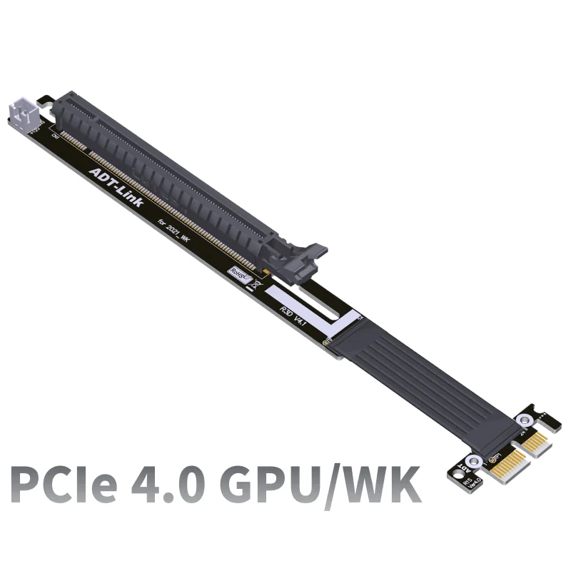 Plus PCI-E 4.0 PCIE Riser Sata Power PCI Express 4.0 Kartu Adaptor NonUSB 3.0 Kabel 1X 16X Kabel Extender