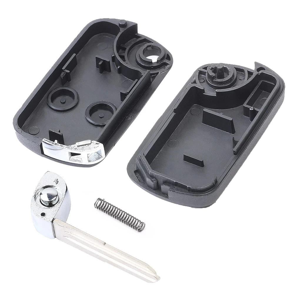 KEYECU 2 Buttons Modified Case for Land Rover Defender Discovery Freelander Rover 100 200 25 400 45 MG TF ZR Remote Key Shell