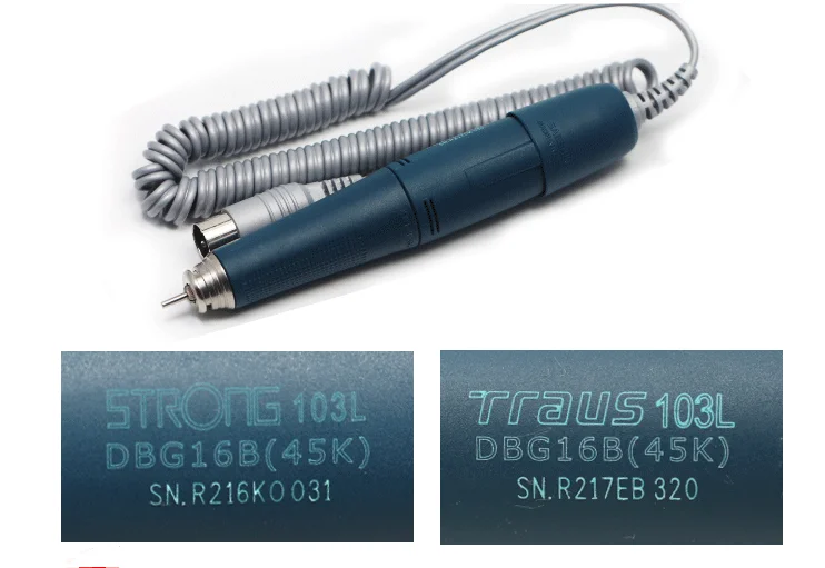 STARKE 210 102L 105L Carbon pinsel Mikromotor Handstück Kugellager Kit Elektrische Nägel Bohren 1480 1260 940 830 STARKE 210 102 – Detail 5