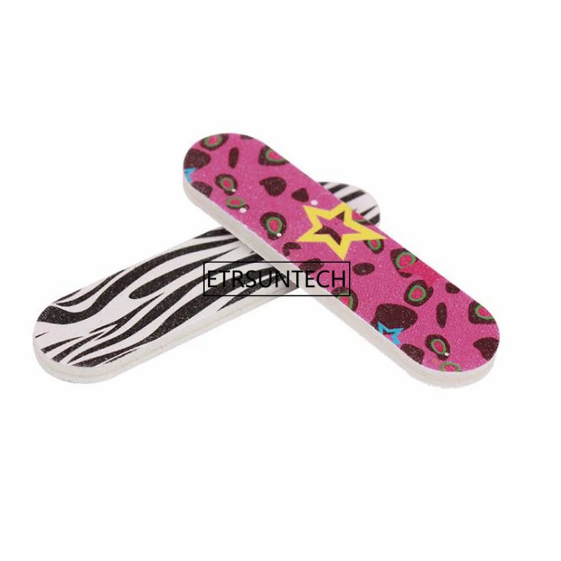 1000pcs Nail Polishing Tool Manicure Kit Wood EVA Nail Files DIY Fingernail Trimming Art Nail Sanding Paper Filing Sticks F3427