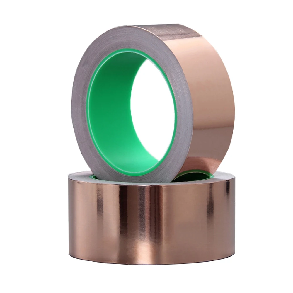 YX 10M Mask Electromagnetic Shield Eliminate EMI Anti-static Repair Double Sided Conductive Copper Foil Adhesive Tape