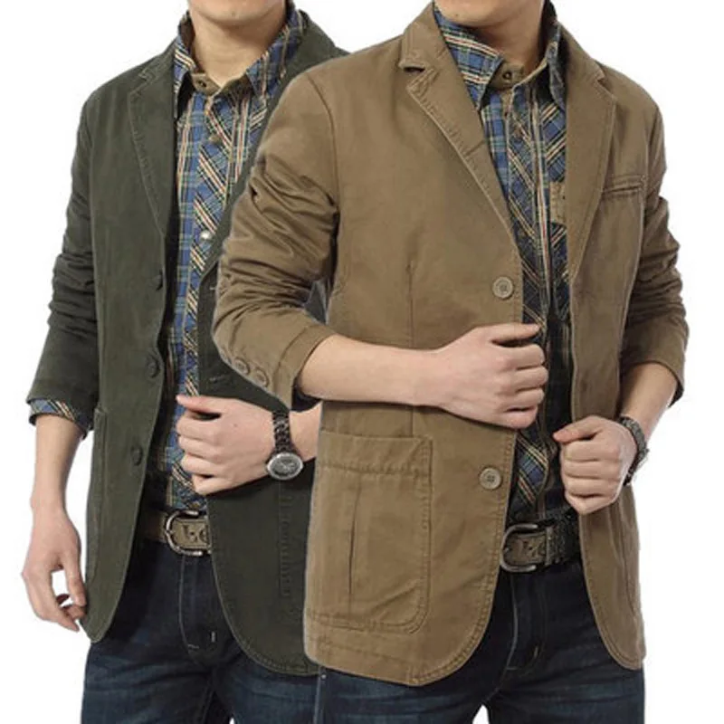 2023 Spring Autumn Luxury Men Blazers New Fashion Brand High Quality Cargo Suit Casual
