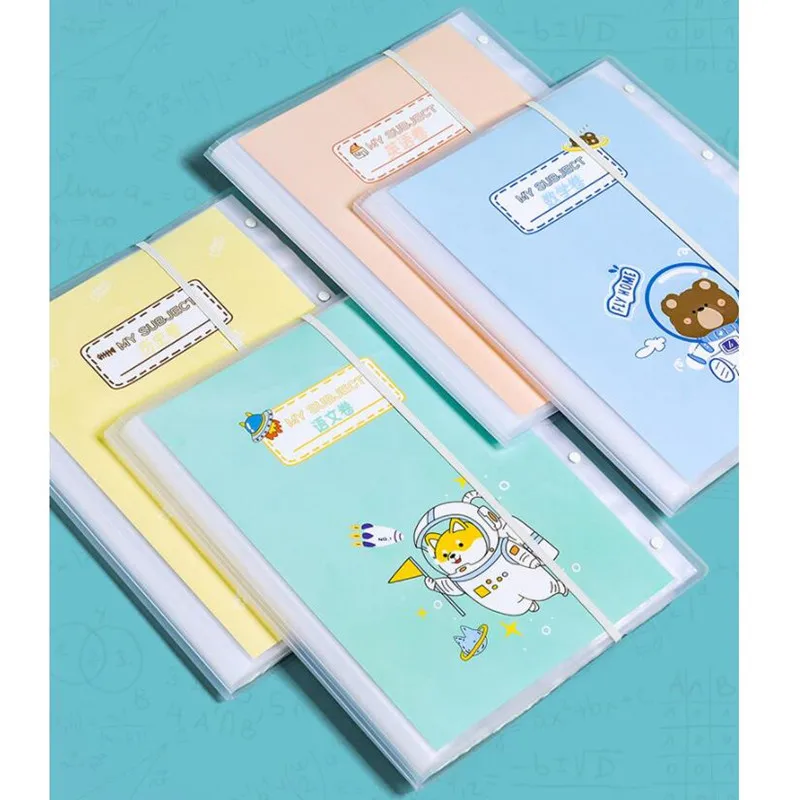 1PC New A4 enclosure A3 Inner 30/40 Pages Transparent Insert Folder Document Storage Bag for Bank Campus File Office Student