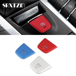 Electronic Handbrake Cover Aluminum Decoration Trim Parking Brake P Button Cover For Porsche Macan 2014-2018