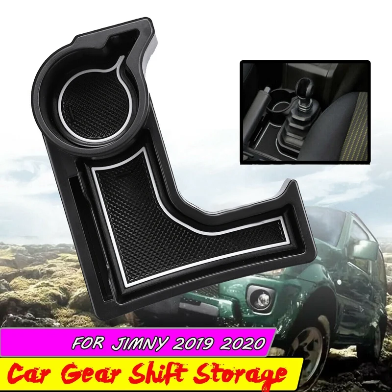 

Car AT Center Console Cup Holder Storage Box for Suzuki Jimny 2019-2020