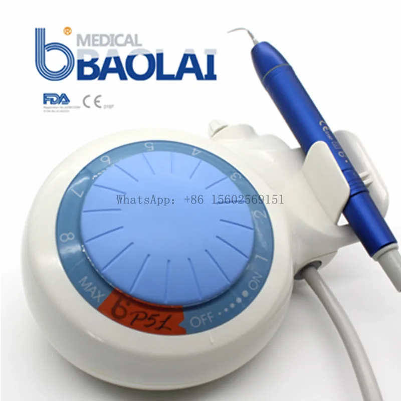 Baolai P5L أداة صنفرة الأسنان بالموجات فوق الصوتية مع معدات طب الأسنان LED