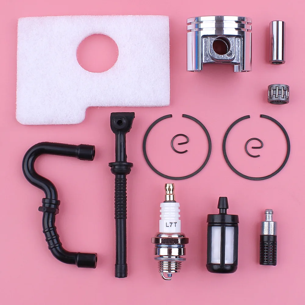 38mm Piston Pin Ring Circlip Kit For Stihl MS180 018 MS 180 Air Fuel Oil Filter Line Hose Needle Bearing Chainsaw Replace Part