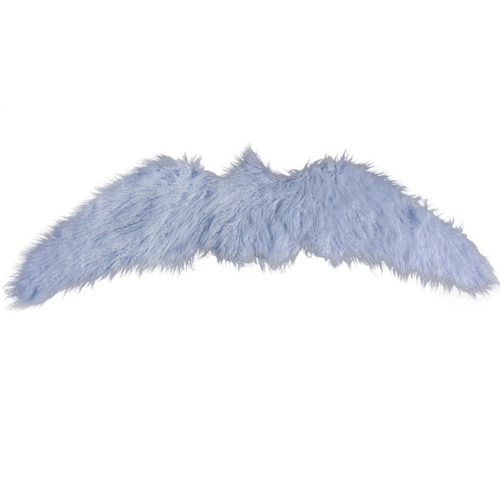 D & J 2023 New Angel Wings coperta fotografia puntelli Faux Fur Stuffer coperta sfondo Baby Photo coperta morbida Studio neonato