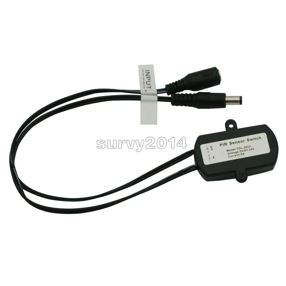 DC 5-24V MINI Aotomatic PIR Infrared Motion Sensor Detector Switch for LED Strip