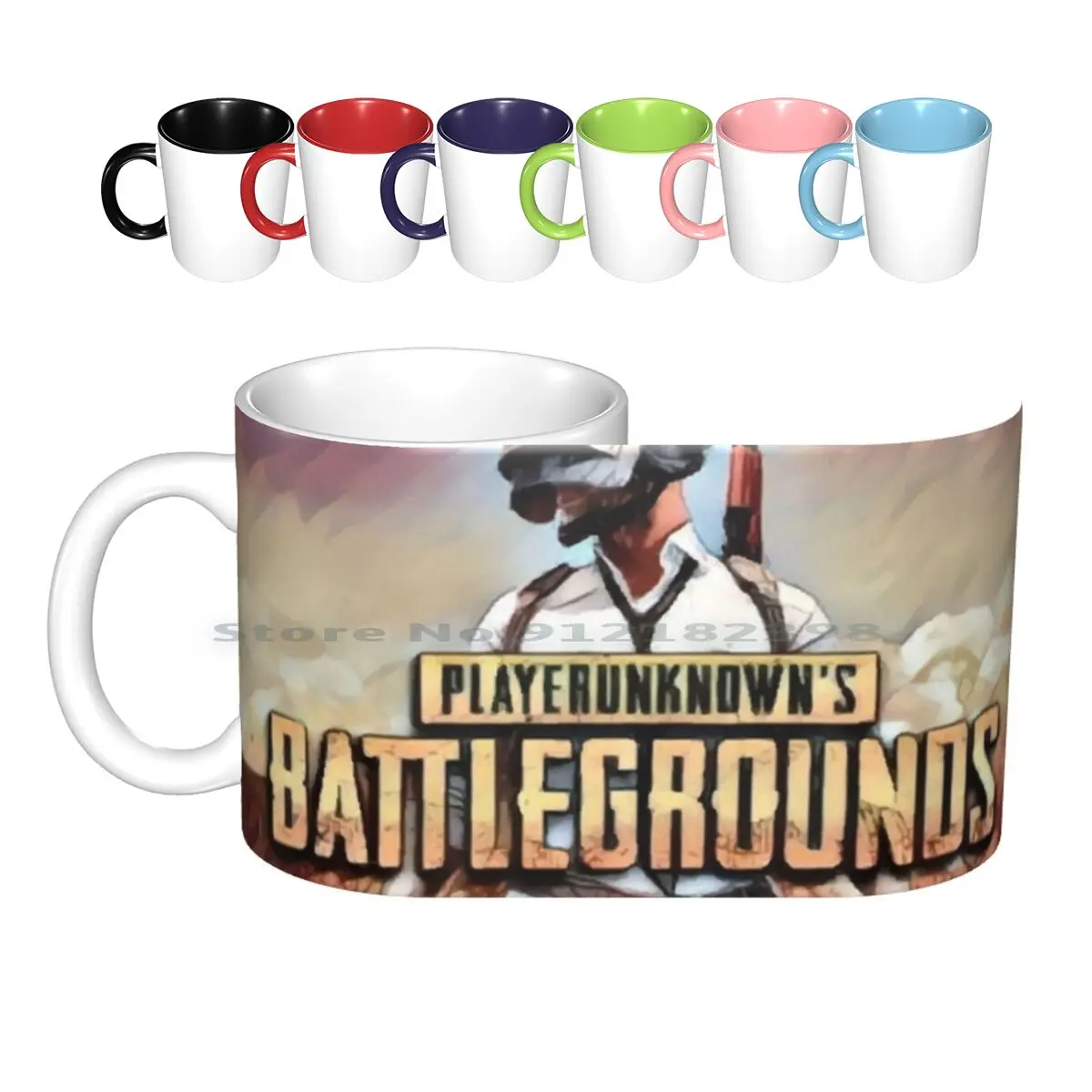 Playerunknown's Battlegrounds-Pubg-Battle Royale Ceramic Mugs Coffee Cups Milk Tea Mug Videogame Pubg Videogames Games Gaming