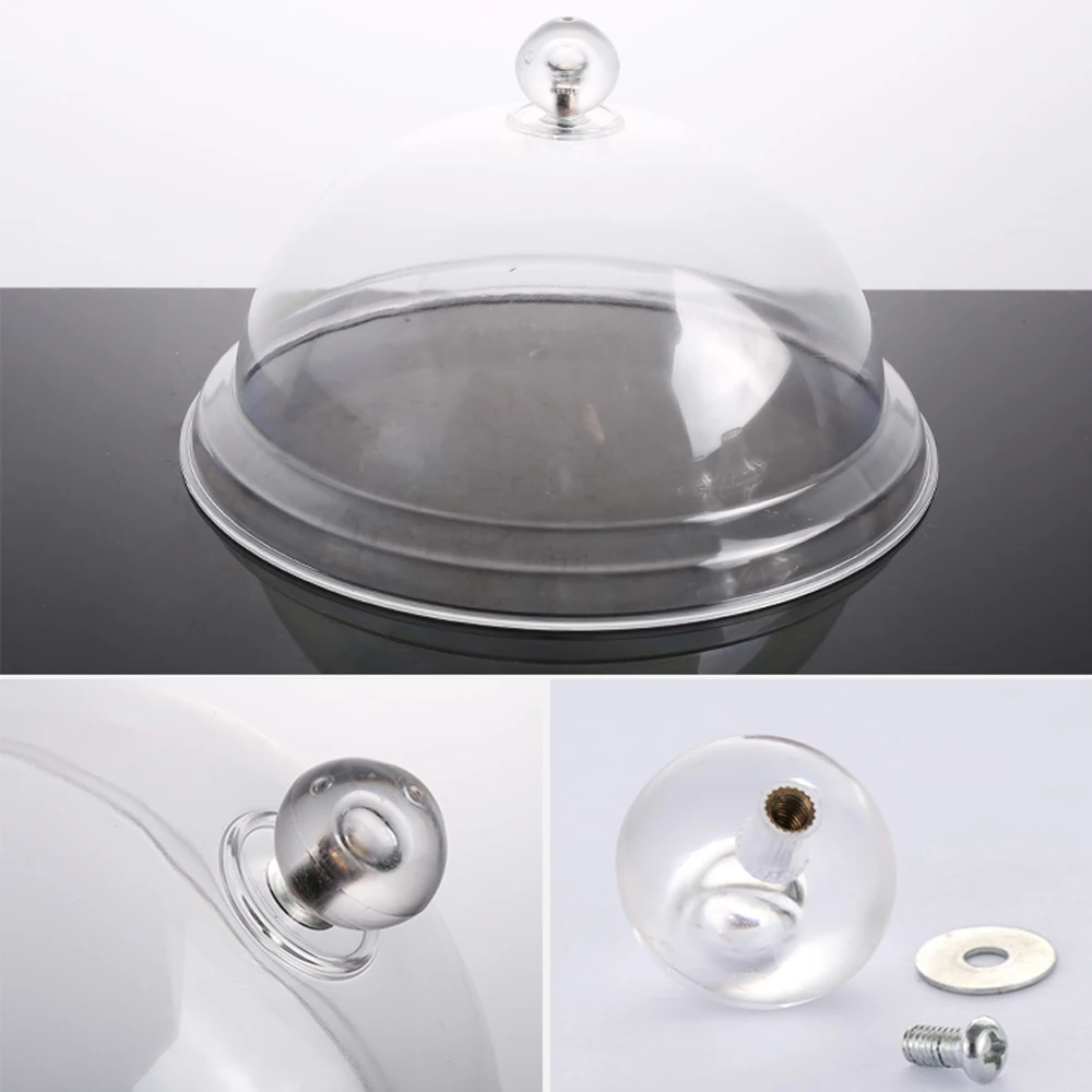 Molecular Cuisine Smoke Hood Food Grade Lid Dome Cover For Smoker Gun Accessory Smoke Infuser Cake Dessert Cover Cup Food Dish