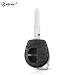 KEYYOU Replacement With HU133R blade Remote Car Key Case Shell Fob Housing For Suzuki Swift Key Auto 2 Buttons Cover