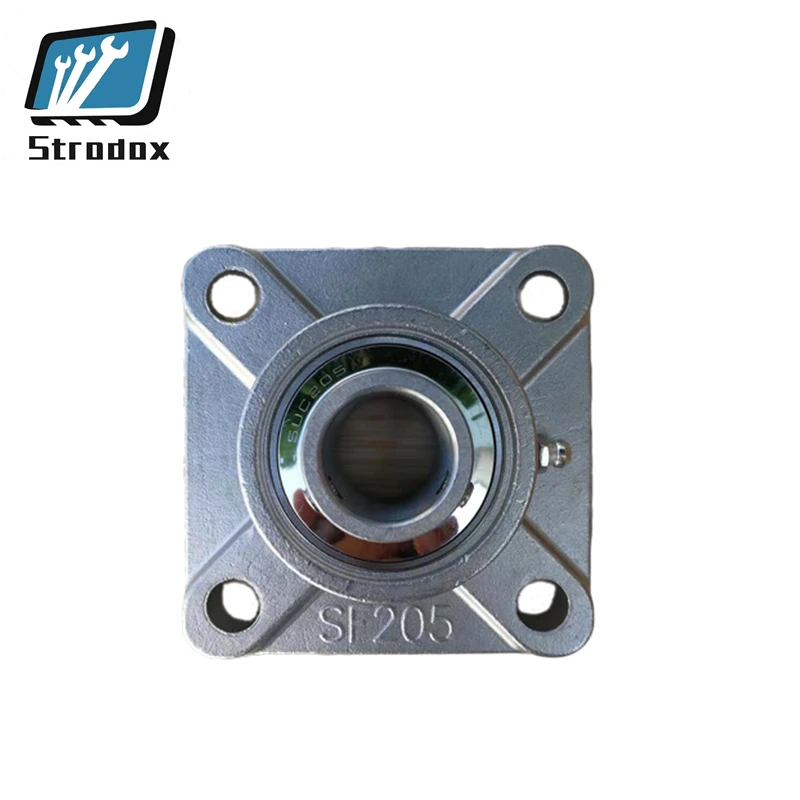 

Stainless steel outer spherical surface bearing with seat SUCF204 F205 F206 F207 spherical Bearings Shaft Support housing CNC