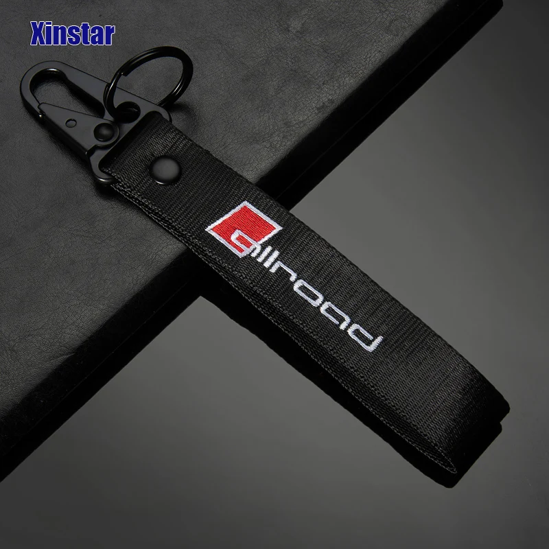 Lastest Design Allroad Nylon Car Key Ring  For Audi A4 A6