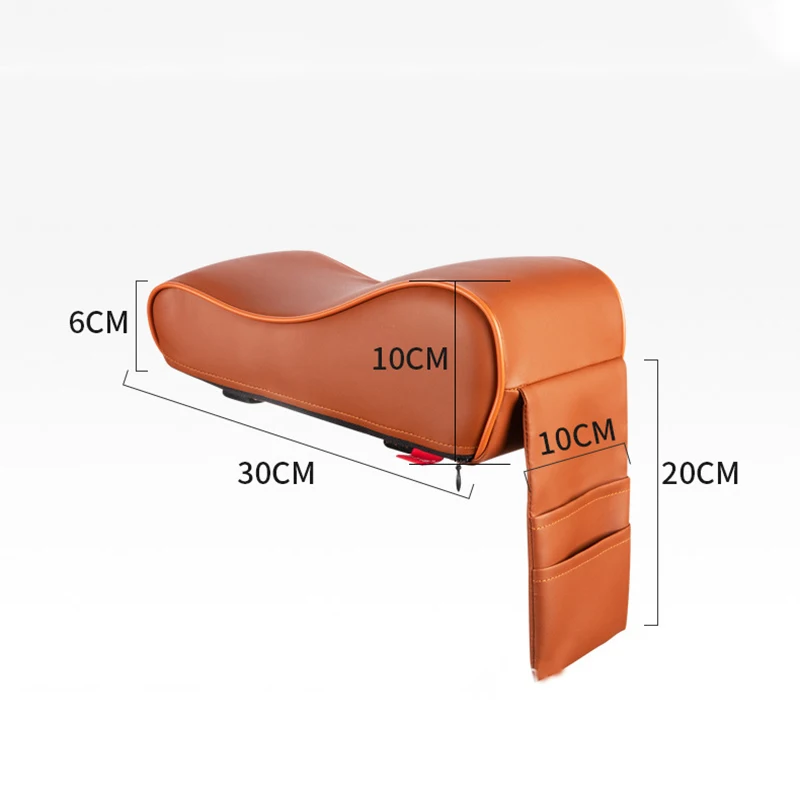 Universal Memory Foam Car Armrest Pad Center Console Armrest Seat Box Pad Car Protection Car Shape Driver's elbow cushion box - Image 2