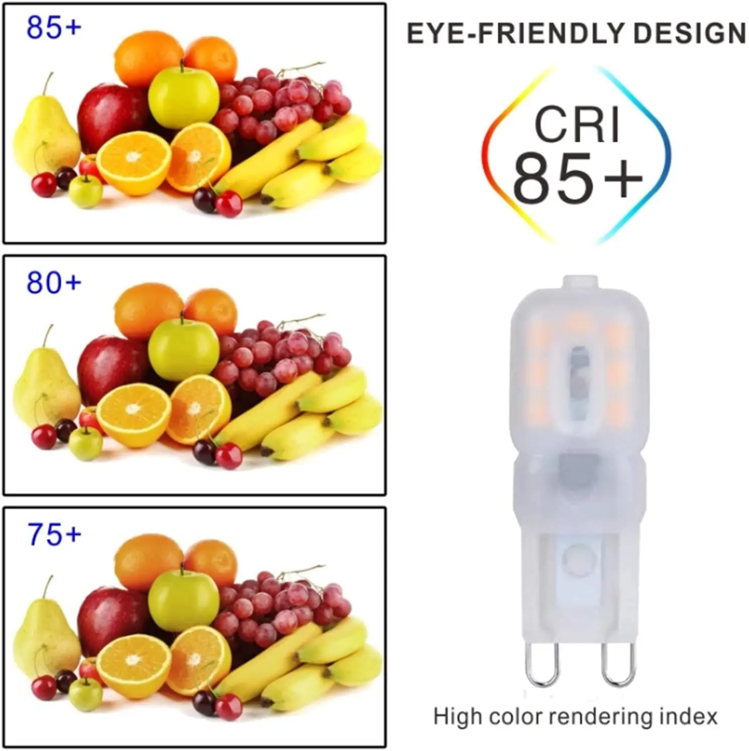 LED G9 Bulbs 110V 220V 3W 5W SMD2835 For Home Lighting For Crystal Chandelier Replace 20W 30W Halogen Lamp