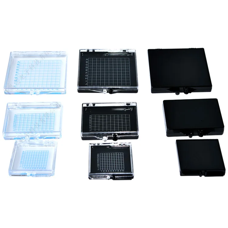 Self-adsorption Plastic Box 1~8 Inch Silicon Wafer Box IC Monolithic Box High Elastic Membrane Box Shockproof Packaging Chip Box