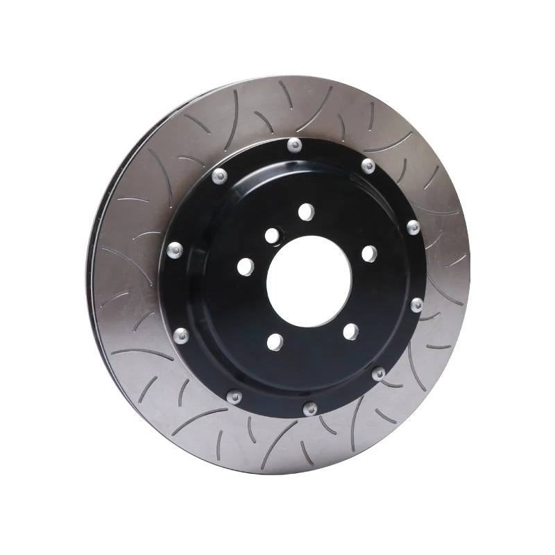 ICOOH High Performance Brake Rotors Drilled and Slotted Disc 355*32 with Center Hat Brake Pads for Infinitt Q60